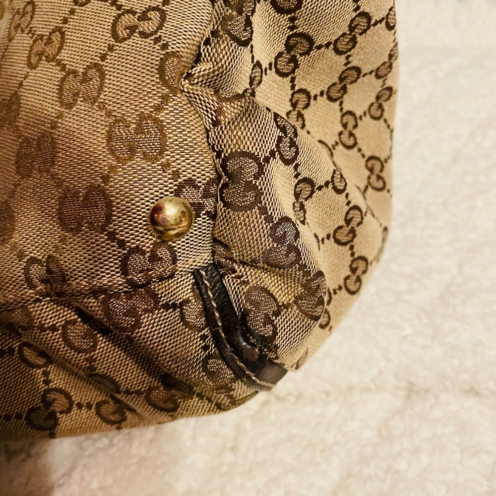 Large GG Canvas Abbey D-Ring Hobo, wallet, wallet plus key holder - Picture 13 of 16